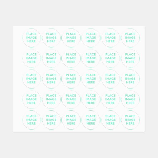 Étiquette de vêtements en petit cercle (Feuille)