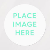 Étiquette de vêtements en petit cercle (Design 2)