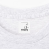Étiquette de vêtements personnalisée pour article (Apposé)