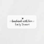 étiquette de vêtements personnalisés Crafter pour  (Design 2)