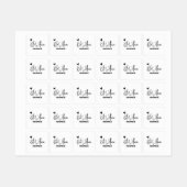 Étiquette de vêtements personnalisés pour l'articl (Feuille)