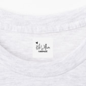 Étiquette de vêtements personnalisés pour l'articl (Apposé)