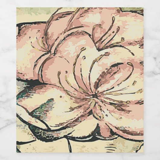 Étiquette de vin (Étiquettes simples)