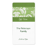 Étiquette de vin cadeau (Devant)