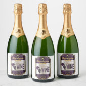 Étiquette de vin Chardonnay de luxe (Bouteilles)