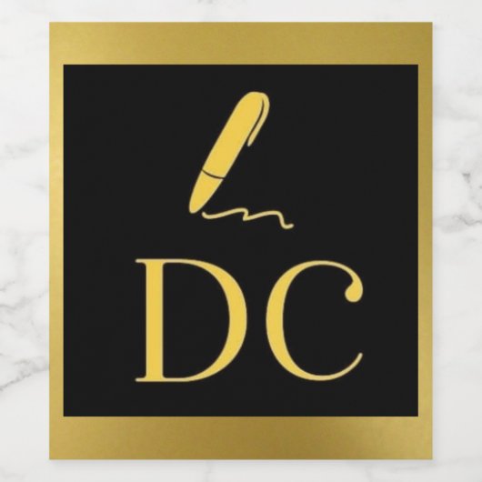 ÉTIQUETTE de vin DC (Étiquettes simples)