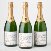 Étiquette de vin de citrouilles rustiques pour le (Bouteilles)