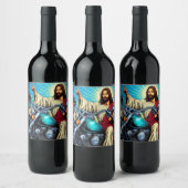 Étiquette de vin de Jésus ! (Bouteilles)