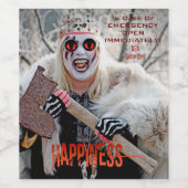 Étiquette de vin de la reine guerrière ! (Étiquettes simples)