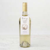 Étiquette de vin de mariage de poulet de ferme de (Sur bouteille)