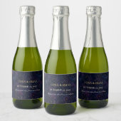 Étiquette de vin de mariage gothique céleste édita (Bouteilles)