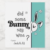 Étiquette de vin de Pâques Est-ce que certains lap (Étiquettes simples)