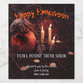 Étiquette de vin de potion d'Halloween (Étiquettes simples)