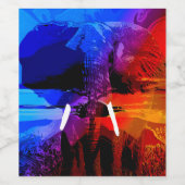 Étiquette de vin Elephant Dream (Étiquettes simples)