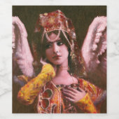 Étiquette de vin exotique décoratif (Étiquettes simples)