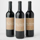 Étiquette de vin fruité (Bouteilles)