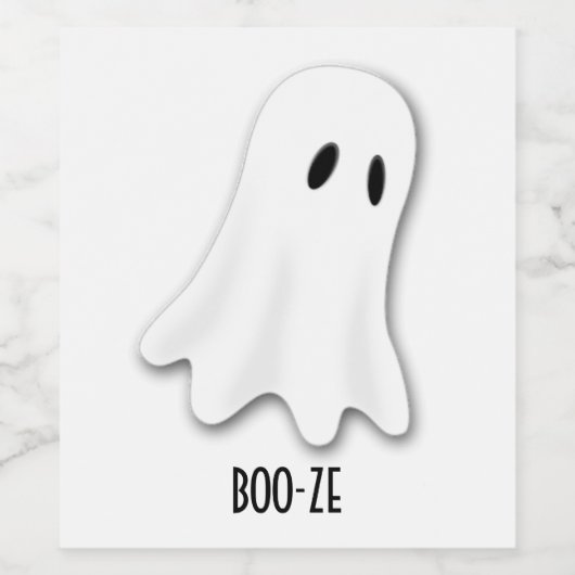 Étiquette de vin Ghosty (Étiquettes simples)