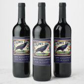 Étiquette de vin Indigo Potion Halloween Black Cro (Bouteilles)