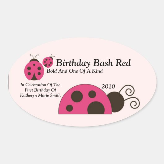 Étiquette de vin Labdybug (Devant)