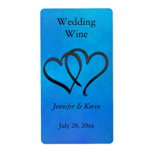 Étiquette de vin mariage (Devant)