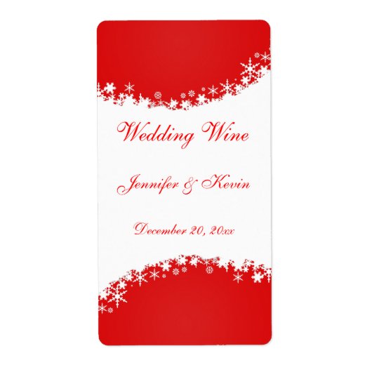 Étiquette de vin mariage (Devant)