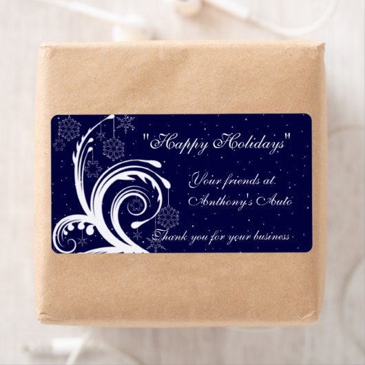 Étiquette de vin Mariage Bleu et Blanc, Joyeuses F (En situation)