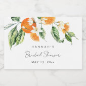 Étiquette de vin mousseux miniature pour mariage s (Étiquettes simples)