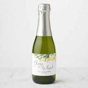 Étiquette de vin mousseux pour enterrement de vie