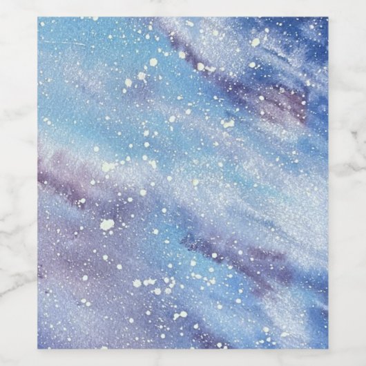 Étiquette de vin Night Sky (Étiquettes simples)