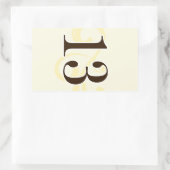 Étiquette de vin Numéro de tableau Stickers 13 (Sac)