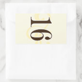 Étiquette de vin Numéro de tableau Stickers 16 (Sac)