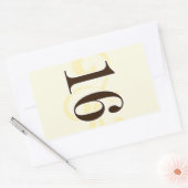 Étiquette de vin Numéro de tableau Stickers 16 (Enveloppe)