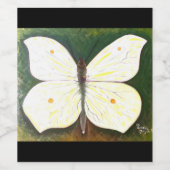 Étiquette de vin papillon (Étiquettes simples)