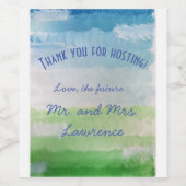 Étiquette de vin personnalisé (Étiquettes simples)