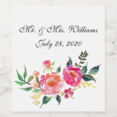 Étiquette de vin personnalisé (Étiquettes simples)