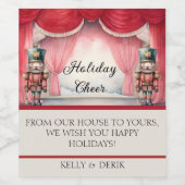 Étiquette de vin personnalisé, étiquette de vin Nu (Étiquettes simples)