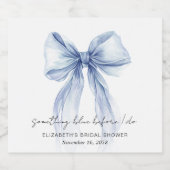 Étiquette de vin pétillant pour enterrement de vie (Étiquettes simples)