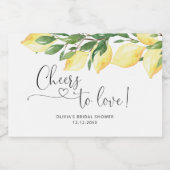 Étiquette de vin pétillant pour la fête de mariage (Étiquettes simples)