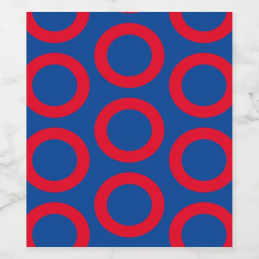 Étiquette de vin Phish Donut (Étiquettes simples)