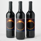 Étiquette de vin solaire Eclipse (Bouteilles)