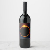 Étiquette de vin solaire Eclipse (Devant)
