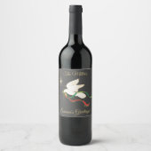 Étiquette de vin White Dove (Devant)