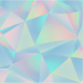 Étiquette de vinyle holographique (Devant)