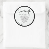 ÉTIQUETTE DE WAFFLES SOURDOUGH, WAFFLES MAISON (Sac)