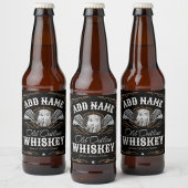 Étiquette de whisky Moonshine ancienne AJOUTER PHO
