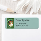 Étiquette Début des années 1900 St. Patrick's Day Adresse de (En situation)