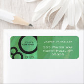 Étiquette Décennie verte 80e anniversaire (En situation)