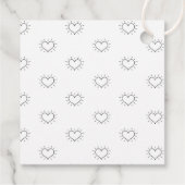 Étiquette d'échange de biscuits à la mode (Dos)