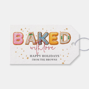 Étiquette d'échange de biscuits Baked with Love
