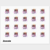 étiquette d'échantillon gratuit (Feuille)